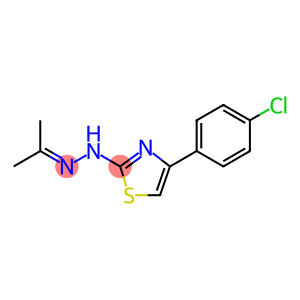 4-(4-Chlorophenyl)-2-(2-isopropylidenehydrazino)-1,3-thiazole