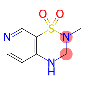 2H-Pyrido[4,3-e]-1,2,4-thiadiazine,3,4-dihydro-2-methyl-,1,1-dioxide(9CI)