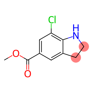 7-Chloro-2,3-dihydro-1H-indole-5-carboxylic acid methyl ester