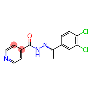 N'-[1-(3,4-dichlorophenyl)ethylidene]isonicotinohydrazide