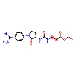 ethyl 3-[[(3S)-1-(4-carbamimidoylphenyl)-2-oxopyrrolidin-3-yl]carbamoylamino]propanoate