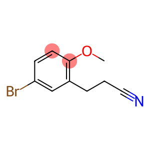 3-(5-bromo-2-methoxy-phenyl)propionitrile