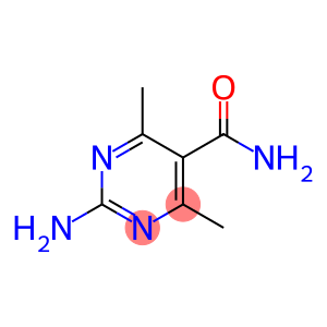 5-Pyrimidinecarboxamide, 2-amino-4,6-dimethyl- (8CI)