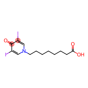 1(4H)-Pyridineoctanoic acid, 3,5-diiodo-4-oxo-