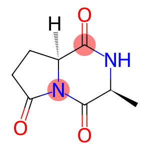 Pyrrolo[1,2-a]pyrazine-1,4,6(7H)-trione, tetrahydro-3-methyl-, (3S,8aS)- (8CI)