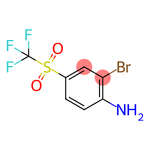 Benzenamine, 2-bromo-4-[(trifluoromethyl)sulfonyl]-