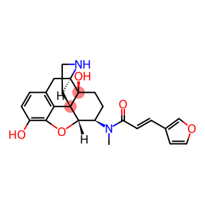 2-Propenamide, N-[(5α,6β)-4,5-epoxy-3,14-dihydroxymorphinan-6-yl]-3-(3-furanyl)-N-methyl-, (2E)-