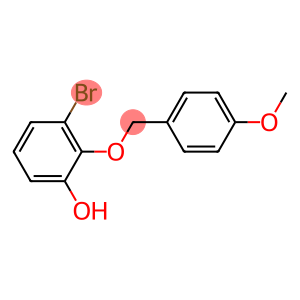 3-Bromo-2-[(4-methoxyphenyl)methoxy]phenol