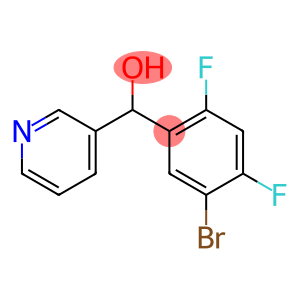 α-(5-Bromo-2,4-difluorophenyl)-3-pyridinemethanol