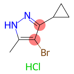 4-溴-5-环丙基-3-甲基-1H-吡唑盐酸盐