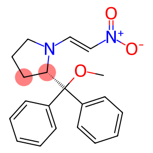 Pyrrolidine, 2-(methoxydiphenylmethyl)-1-[(1E)-2-nitroethenyl]-, (2S)-