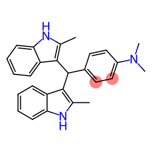 [4-[BIS(2-METHYLINDOL-3-YL)METHYL]]DIMETHYLANILINE