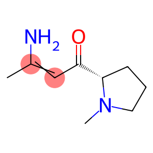 2-Buten-1-one,3-amino-1-(1-methyl-2-pyrrolidinyl)-,(S)-(9CI)