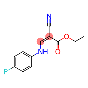 ethyl (2Z)-2-cyano-3-[(4-fluorophenyl)amino]prop-2-enoate