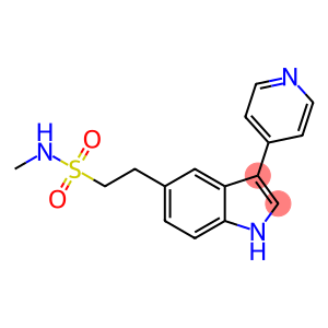 1H-Indole-5-ethanesulfonamide, N-methyl-3-(4-pyridinyl)-