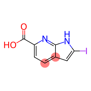 2-iodo-1H-pyrrolo[2,3-b]pyridine-6-carboxylic acid