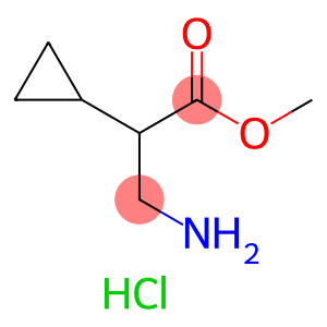 Cyclopropaneacetic acid, α-(aminomethyl)-, methyl ester, hydrochloride (1:1)