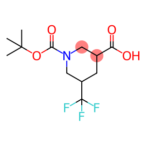 1-叔丁氧基羰基-5-(三氟甲基)哌啶-3-羧酸