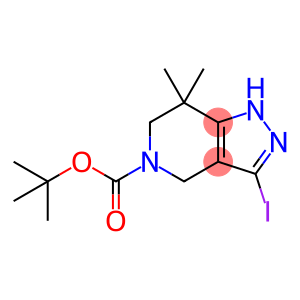 3-碘-7,7-二甲基-1H,4H,5H,6H,7H-吡唑并[4,3-C]吡啶-5-羧酸叔丁酯