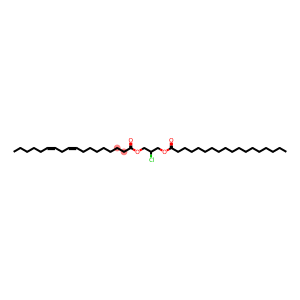 9,12-Octadecadienoic acid (9Z,12Z)-, 2-chloro-3-[(1-oxooctadecyl)oxy]propyl ester