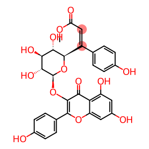 山奈酚-3-O-(6''-O-顺-香豆酰基)葡萄糖苷