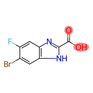 6-bromo-5-fluoro-1H-1,3-benzodiazole-2-carboxylic acid