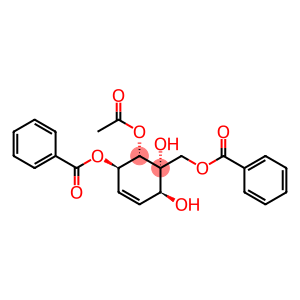 5-Cyclohexene-1,2,3,4-tetrol, 2-[(benzoyloxy)methyl]-, 3-acetate 4-benzoate, (1S,2R,3S,4R)-