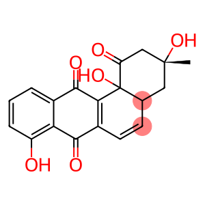 Benz[a]anthracene-1,7,12(2H)-trione, 3,4,4a,12b-tetrahydro-3a,8,12b-trihydroxy-3-methyl- (9CI)