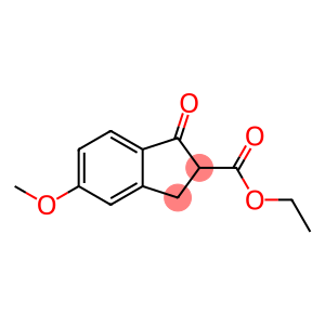 1H-Indene-2-carboxylic acid, 2,3-dihydro-5-methoxy-1-oxo-, ethyl ester