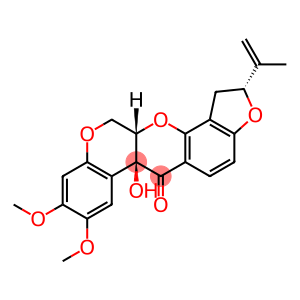 [1]Benzopyrano[3,4-b]furo[2,3-h][1]benzopyran-6(6aH)-one, 1,2,12,12a-tetrahydro-6a-hydroxy-8,9-dimethoxy-2-(1-methylethenyl)-, (2R,6aS,12aS)-