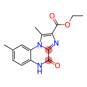 4,5-二氢-1,8-二甲基-4-氧代咪唑并[1,2-a]喹喔啉-2-甲酸乙酯