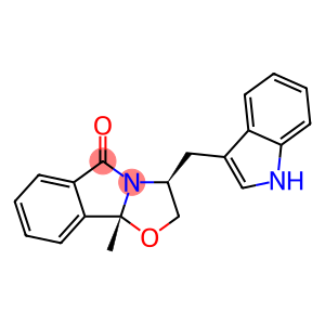 Oxazolo[2,3-a]isoindol-5(9bH)-one, 2,3-dihydro-3-(1H-indol-3-ylmethyl)-9b-methyl-, (3S,9bR)-