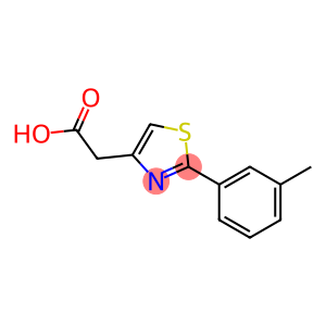 2-[2-(3-methylphenyl)-1,3-thiazol-4-yl]ethanoic acid