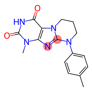 1-methyl-9-(p-tolyl)-6,7,8,9-tetrahydropyrimido[2,1-f]purine-2,4(1H,3H)-dione