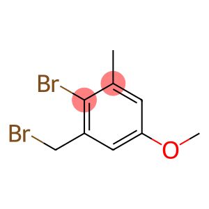 Benzene, 2-bromo-1-(bromomethyl)-5-methoxy-3-methyl-