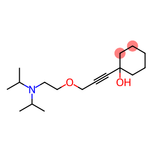 3-[2-(dipropan-2-ylamino)ethoxy]-1-prop-1-ynyl-cyclohexan-1-ol