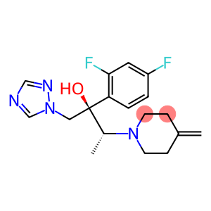 1-Piperidineethanol, α-(2,4-difluorophenyl)-β-methyl-4-methylene-α-(1H-1,2,4-triazol-1-ylmethyl)-, (αR,βR)-