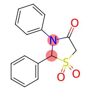 2,3-diphenyl-1,3-thiazolidin-4-one 1,1-dioxide