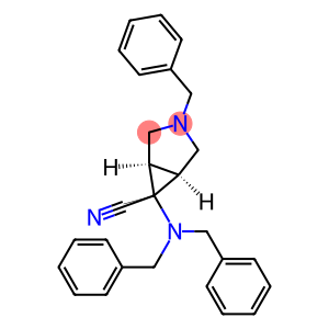 (1R,5S,6r)-3-苄基-6-(二苄基氨基)-3-氮杂双环[3.1.0]己烷-6-腈