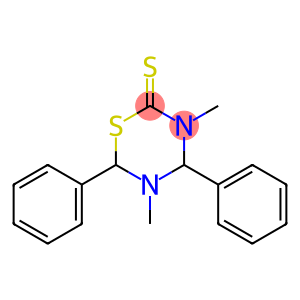 2H-1,3,5-Thiadiazine-2-thione, tetrahydro-3,5-dimethyl-4,6-diphenyl-