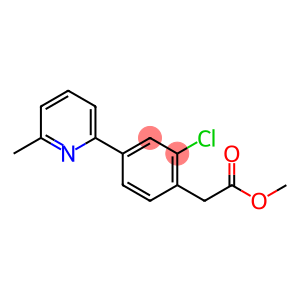 methyl 2-(2-chloro-4-(6-methylpyridin-2-yl)phenyl)acetate(WXC06633)