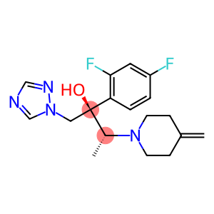 1-Piperidineethanol, α-(2,4-difluorophenyl)-β-methyl-4-methylene-α-(1H-1,2,4-triazol-1-ylmethyl)-, (αR,βR)-rel-