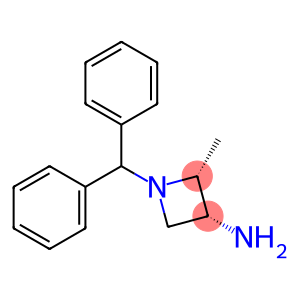 3-Azetidinamine, 1-(diphenylmethyl)-2-methyl-, (2R-cis)- (9CI)