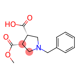 顺-1-苄基-4-甲氧基羰基-吡咯烷-3-羧酸