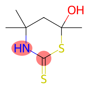 2H-1,3-Thiazine-2-thione, tetrahydro-6-hydroxy-4,4,6-trimethyl-