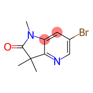 6-bromo-1,3,3-trimethyl-1,3-dihydro-2H-pyrrolo[3,2-b]pyridin-2-one