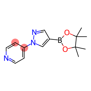 4-[4-(四甲基-1,3,2-二氧硼杂环戊烷-2-基)-1H-吡唑-1-基]吡啶