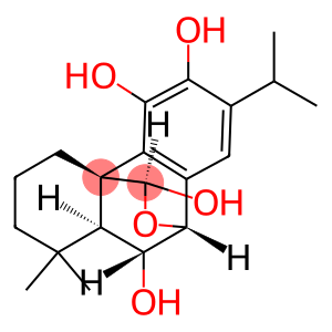 2H-9,4a-(Epoxymethano)phenanthrene-5,6,10,12-tetrol, 1,3,4,9,10,10a-hexahydro-1,1-dimethyl-7-(1-methylethyl)-, (4aR,9R,10R,10aS,11S)- (9CI)