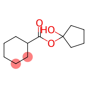 Cyclohexanecarboxylic acid 1-hydroxycyclopentyl ester