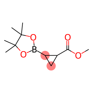 Cyclopropanecarboxylic acid, 2-(4,4,5,5-tetramethyl-1,3,2-dioxaborolan-2-yl)-, methyl ester
